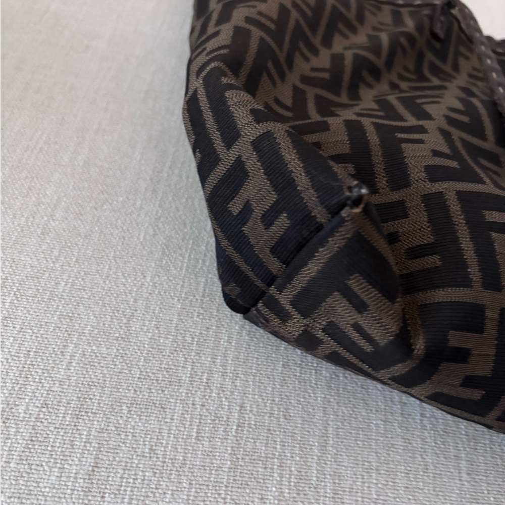 Fendi Zucca Canvas Tote Bag | Vintage | Brown | AS IS / Project - Picture 6 of 16
